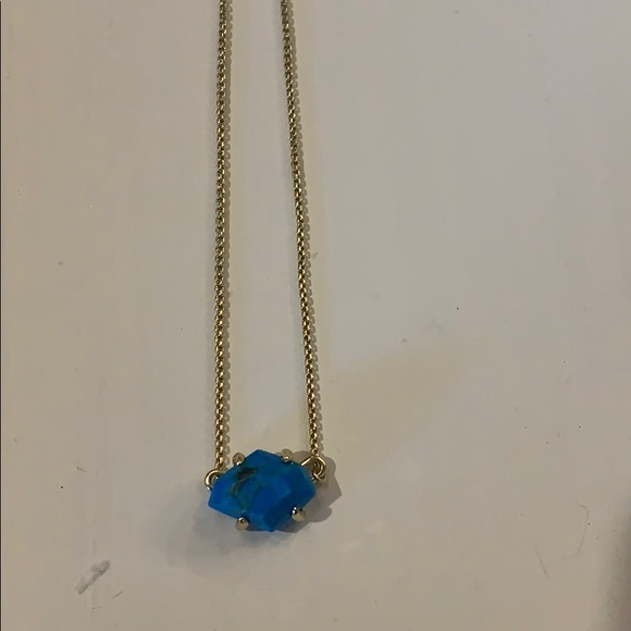Kendra Scott Jewelry - Beautiful Kendra Scott gold and turquoise necklace